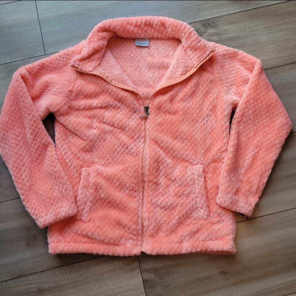 Columbia Soft Coral Kids Puffer Jacket